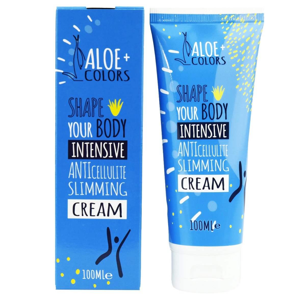 Aloe+ Colors Shape Your Body Intensive Anti-Cellulite Slimming Cream Αδυνατιστική Κρέμα Σώματος με Πλούσια Υφή, Κατά της Κυτταρίτιδας & του Τοπικού Πάχους 100ml