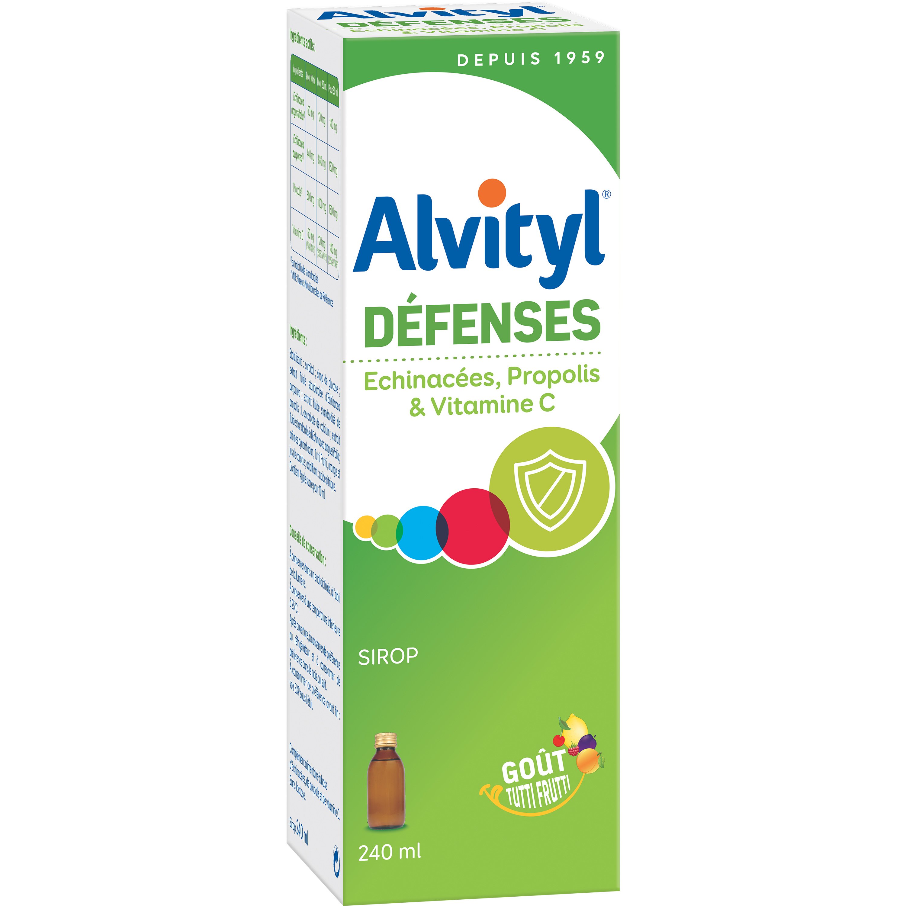 Alvityl Defences Σιρόπι με Εχινάκεια Πρόπολη & Βιταμίνη C 240ml