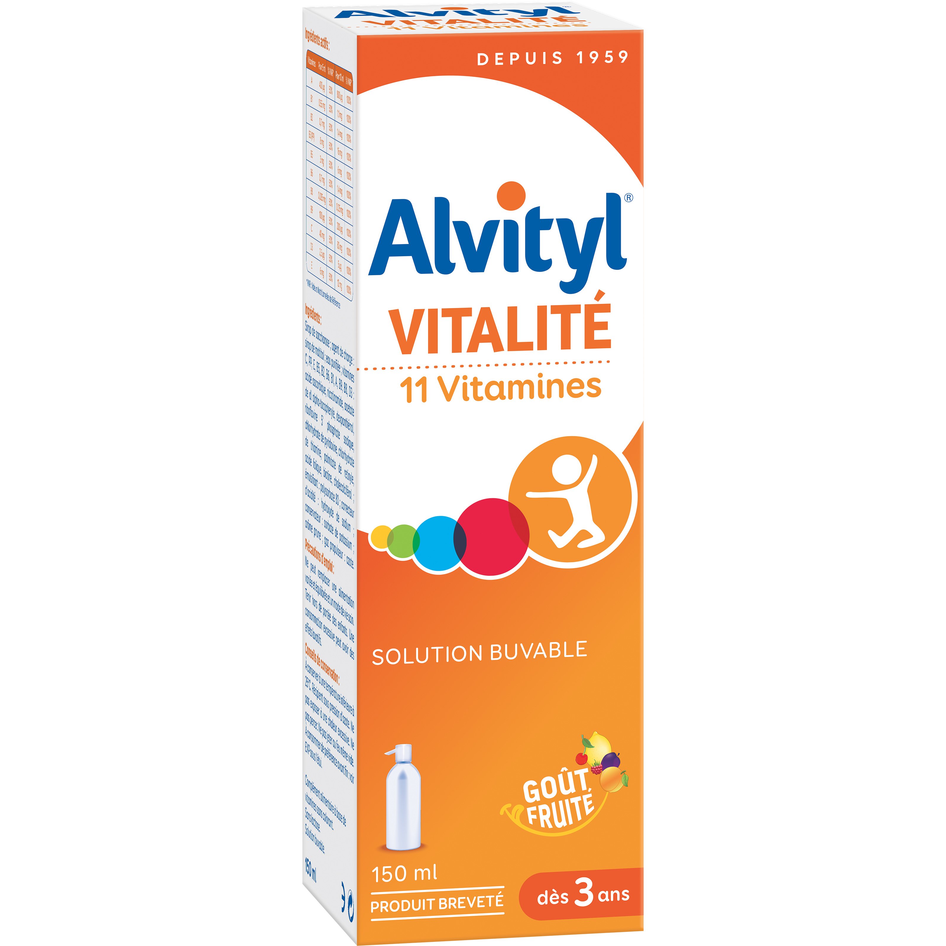 Alvityl Σιρόπι Πολυβιταμινούχο Συμπλήρωμα Διατροφής με 11 Βιταμίνες 150ml