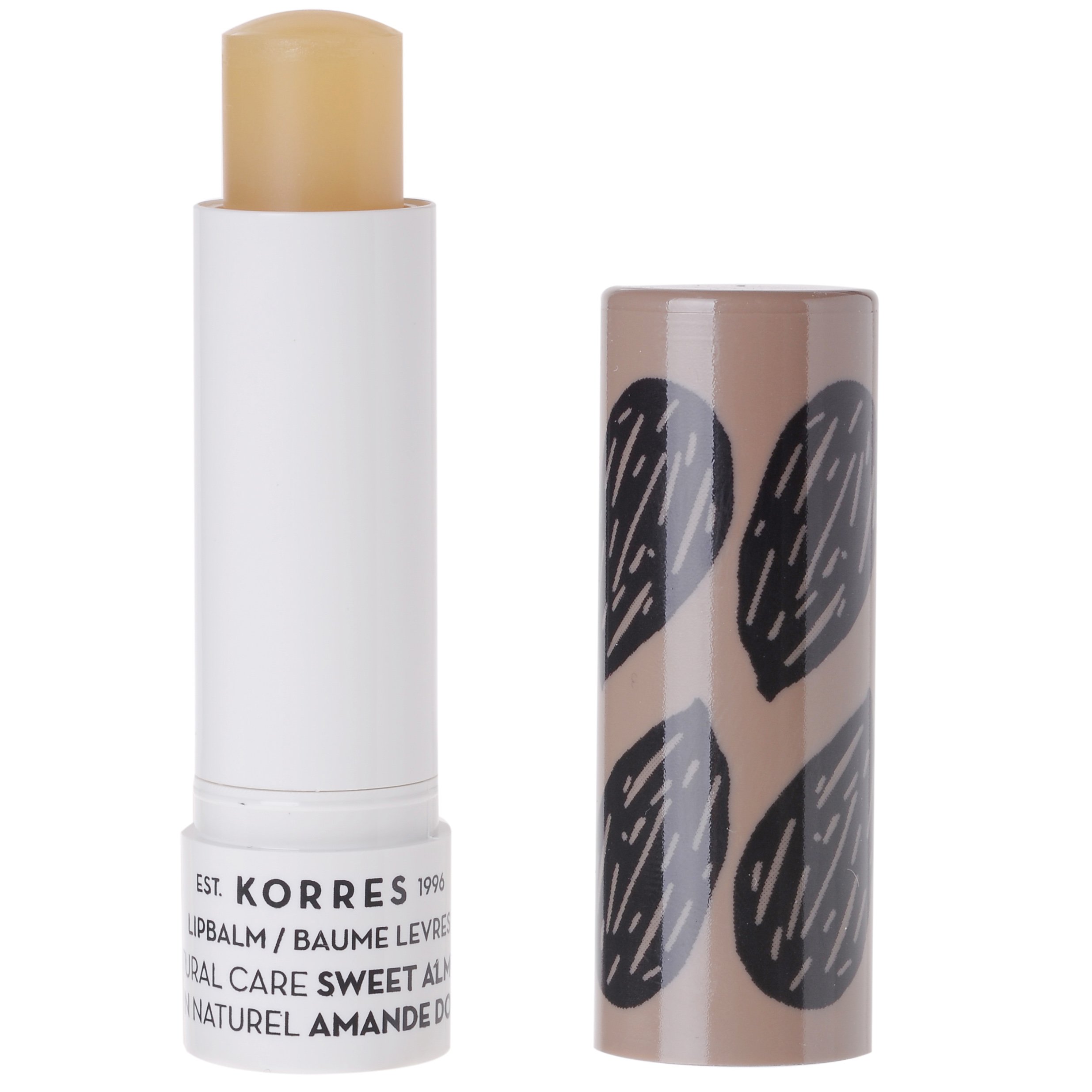 Korres Lip Balm Natural Care Sweet Almond Εντατική Θρέψη & Επανόρθωση για τα Χείλη με Αμυγδαλέλαιο 5ml