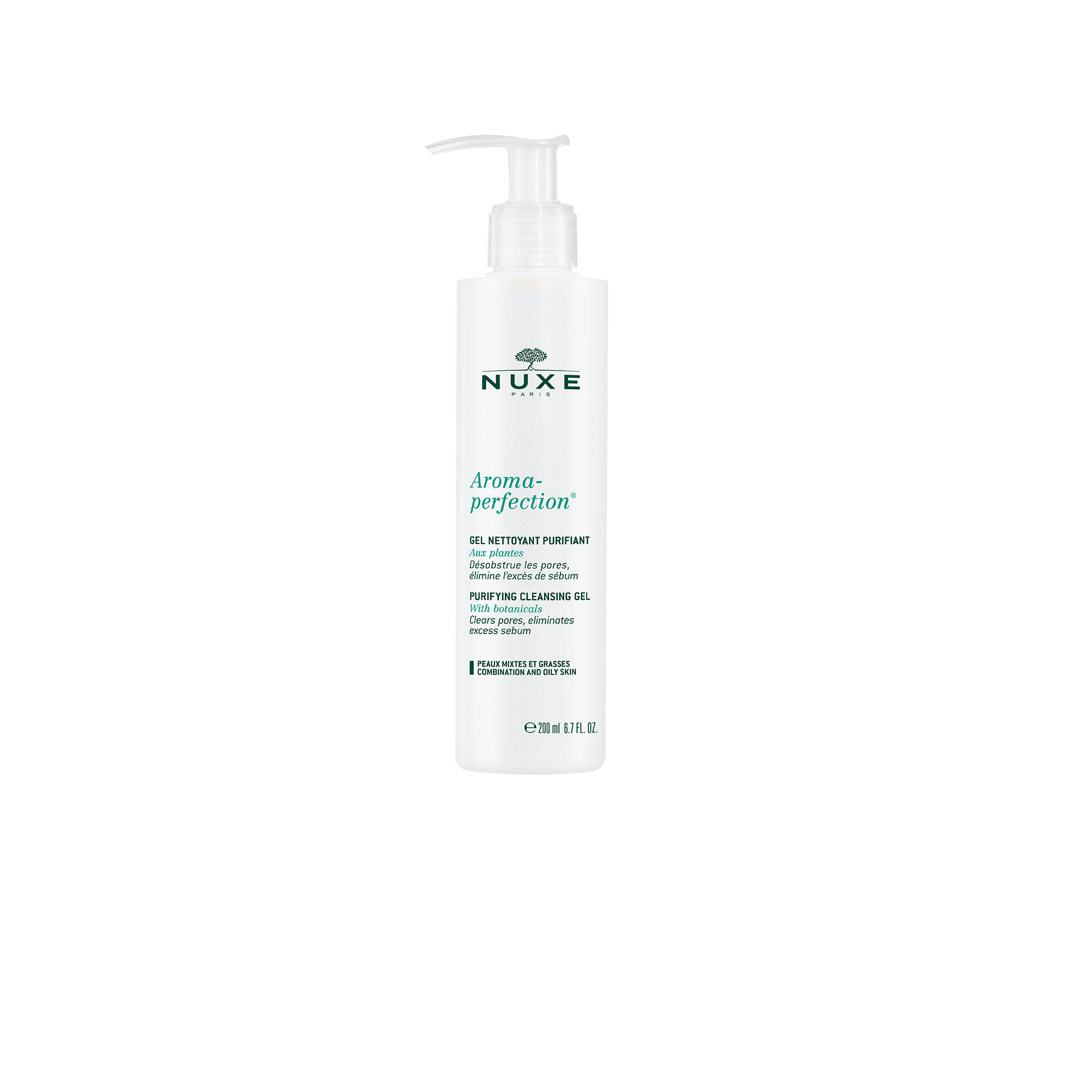 Nuxe Aroma Perfection Gel – Gel Καθαρισμού Προσώπου για Μεικτό και Λιπαρό Δέρμα 200ml