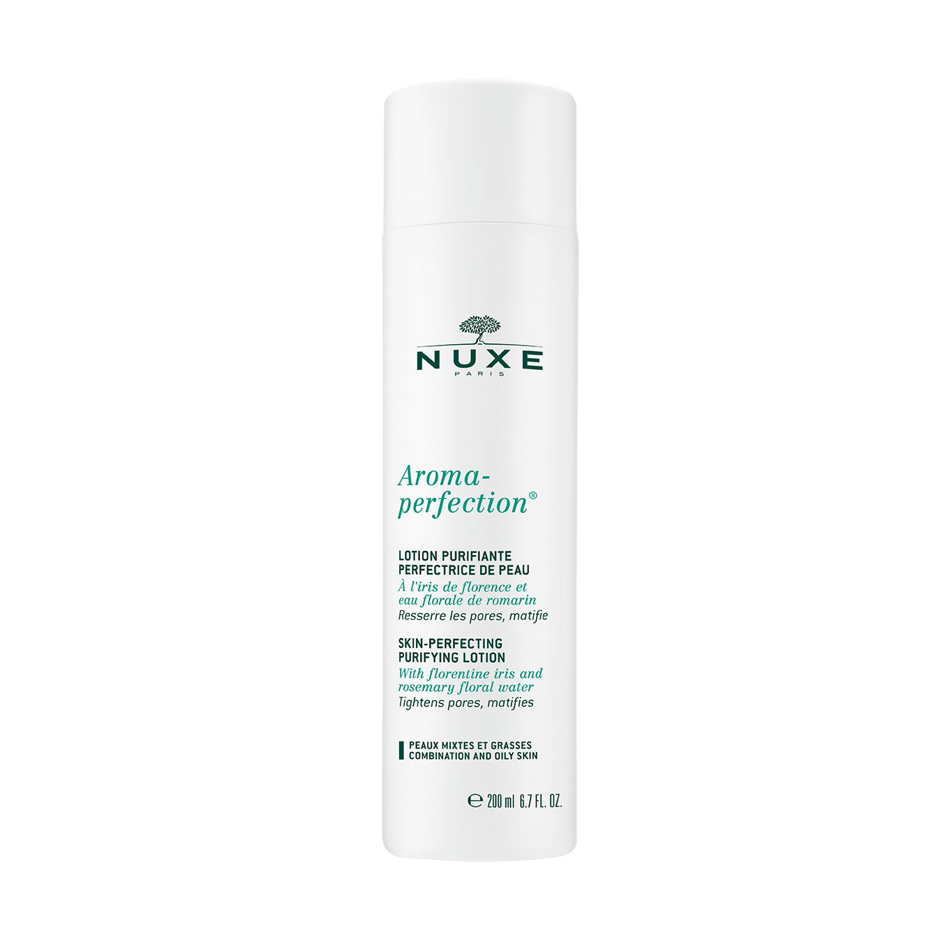 Nuxe Aroma-Perfection Lotion Purifiante Perfectrice – Λοσιόν Καθαρισμού για το Μεικτό και Λιπαρό Δέρμα 200ml