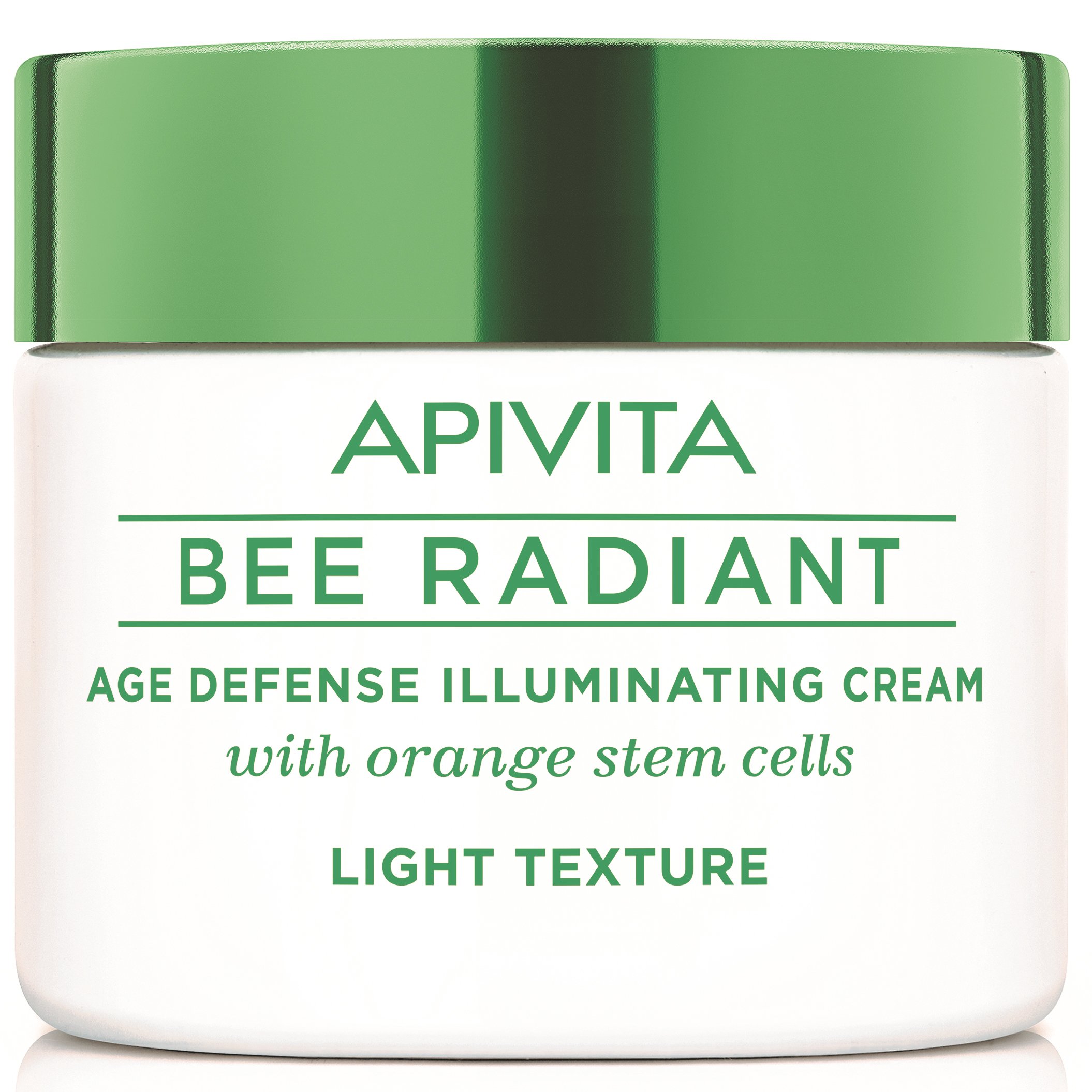 Apivita Bee Radiant Κρέμα Αντιγήρανσης & Λάμψης, Ελαφριά Υφή με Βλαστοκύτταρα Πορτοκαλιού 50ml