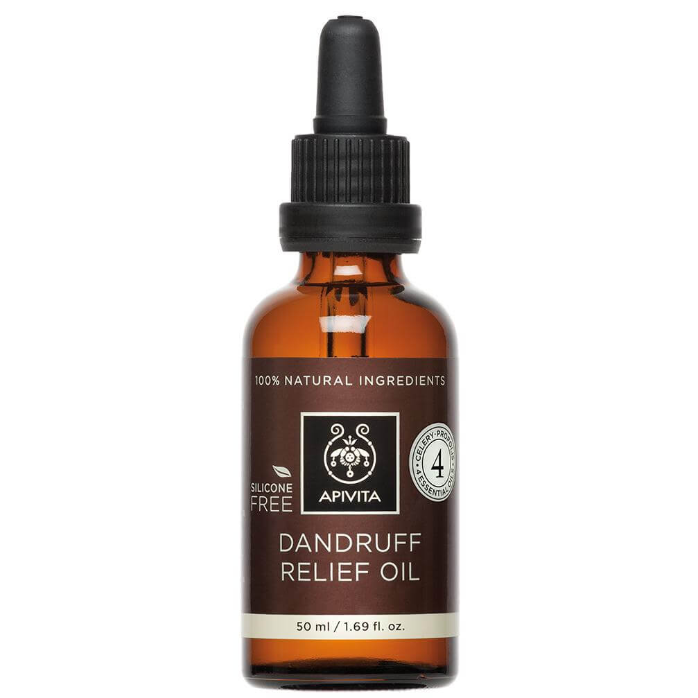 Apivita Dandruff Relief Oil Λάδι Κατά της Ξηροδερμίας & της Πιτυρίδας με Σέλερι, Πρόπολη & 4 Αιθέρια Έλαια 50ml