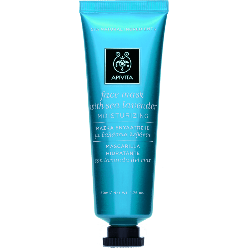 Apivita Face Mask with Sea Lavender Μάσκα Ενυδάτωσης με Θαλάσσια Λεβάντα, 50ml