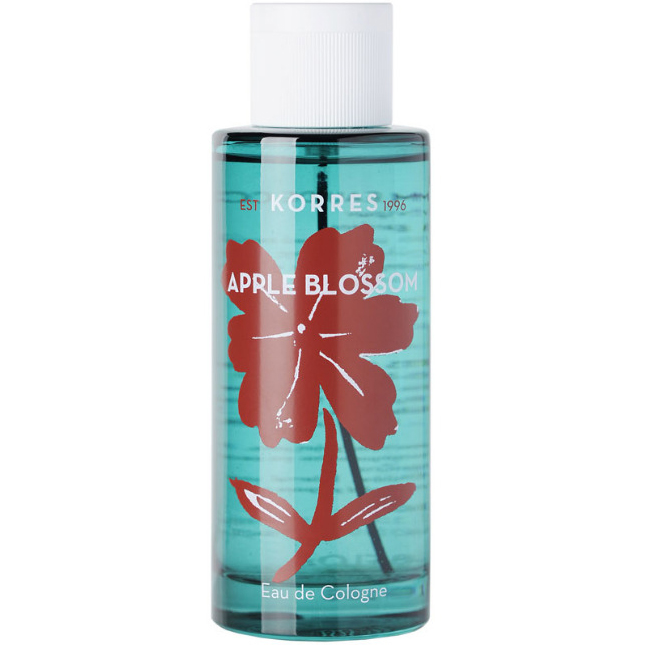 Korres Eau De Cologne Apple Blossom Αναζωογονητικό Άρωμα Με Τονωτικό Εκχύλισμα Ginger & Αλόης 100ml