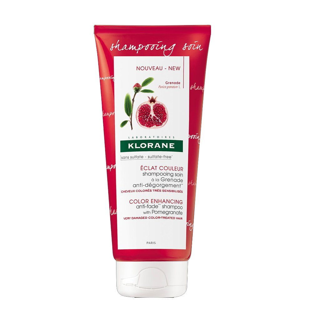 Klorane Shampooing Eclat Couleur Grenade Σαμπουάν Με Εκχύλισμα Ροδιού Χωρίς Θειικά Άλατα 200ml