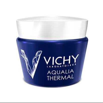 Vichy Aqualia Thermal Night Spa Κρέμα Nυκτός & Mάσκα Eντατικής Eνυδάτωσης 75ml