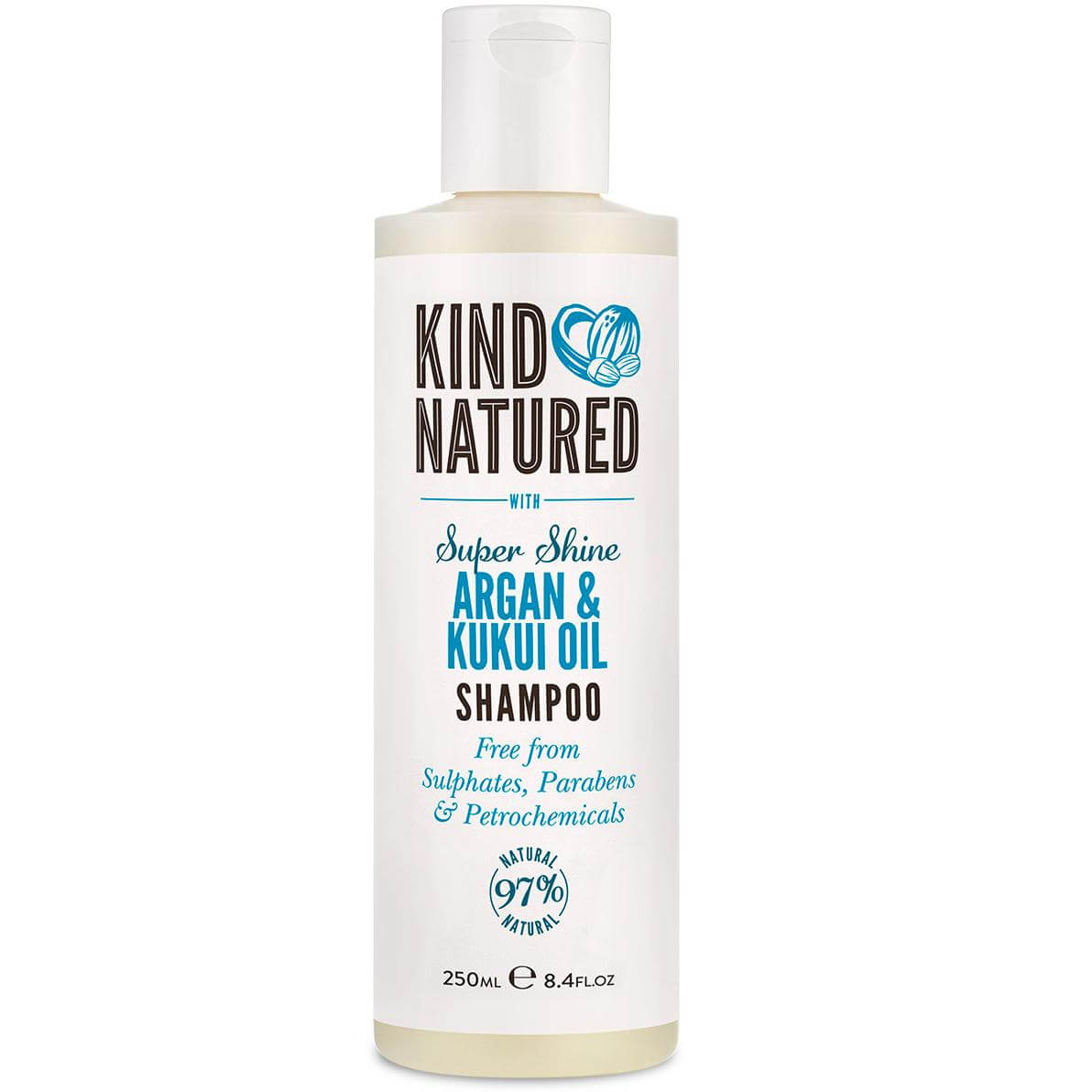 Kind Natured Super Shine Shampoo Argan & Kukui Oil Σαμπουάν για Λάμψη σε Μαλλιά που Φριζάρουν 250ml