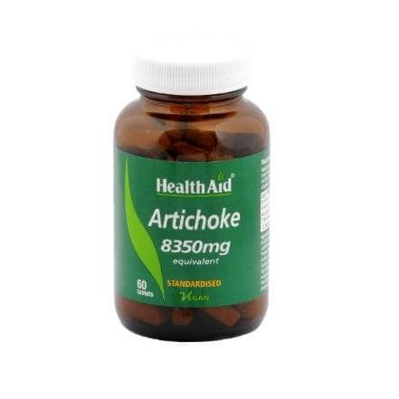 Health Aid Artichoke 8350mg Διατήρηση Της Υγείας Του Συκωτιού Και Του Πεπτικού Συστήματος 60caps