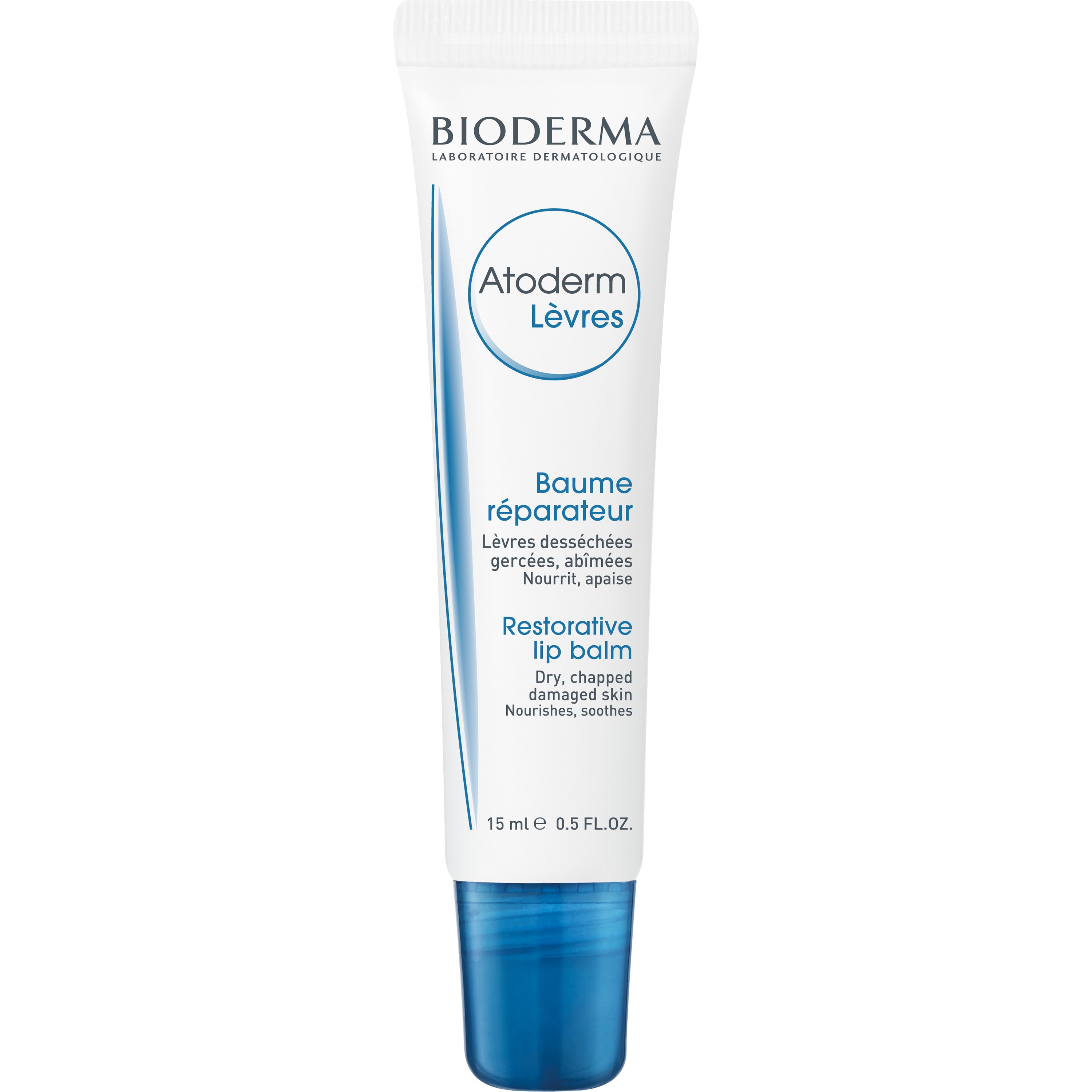Bioderma Atoderm Baume Levres Επανορθωτική και Θρεπτική Φροντίδα για τα Ξηρά, Σκασμένα και Ταλαιπωρημένα Χείλη 15ml