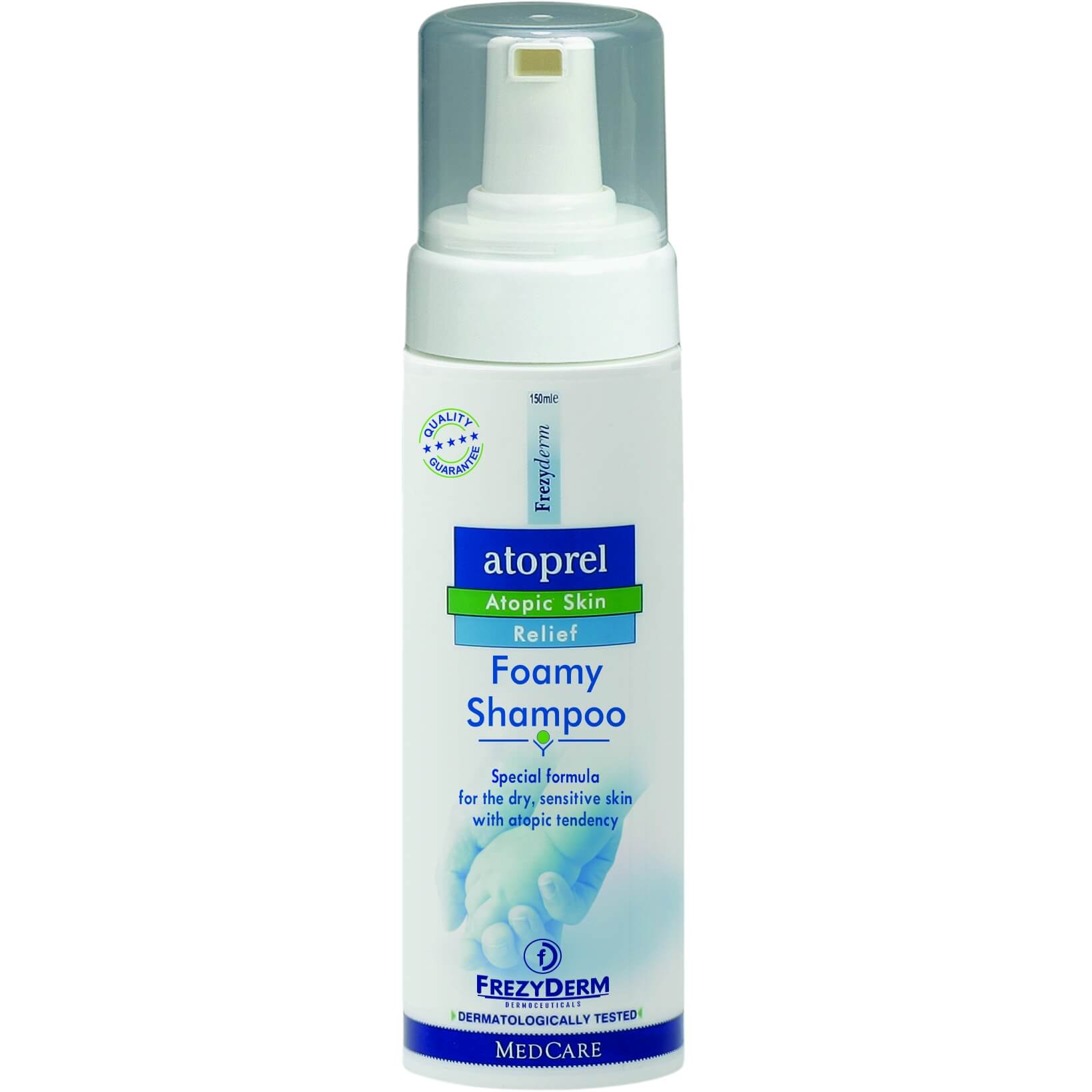 Frezyderm Atoprel Foamy Shampoo Ειδικό Σαμπουάν σε Μορφή Αφρού για Ξηρό Ευαίσθητο με Ατοπική Προδιάθεση Δέρμα 150ml