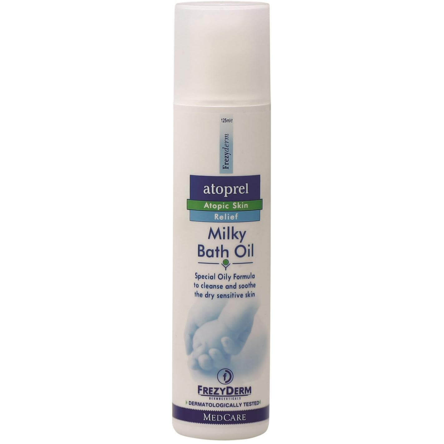 Frezyderm Atoprel Milky Bath Oil Γαλακτώδες Λάδι Μπάνιου 2x125ml