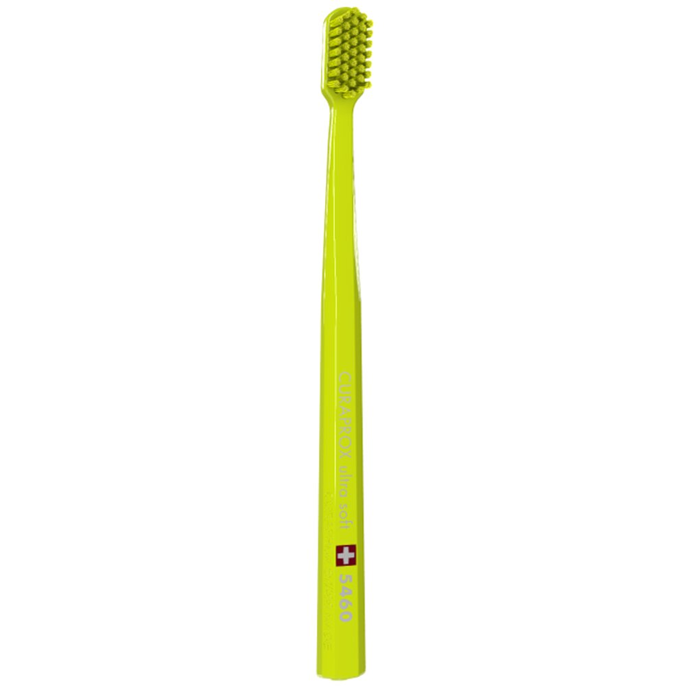 Curaprox CS 5460 Ultra Soft Οδοντόβουρτσα με Εξαιρετικά Απαλές & Ανθεκτικές Τρίχες Curen για Αποτελεσματικό Καθαρισμό 1 Τεμάχιο – Λαχανί/ Λαχανί