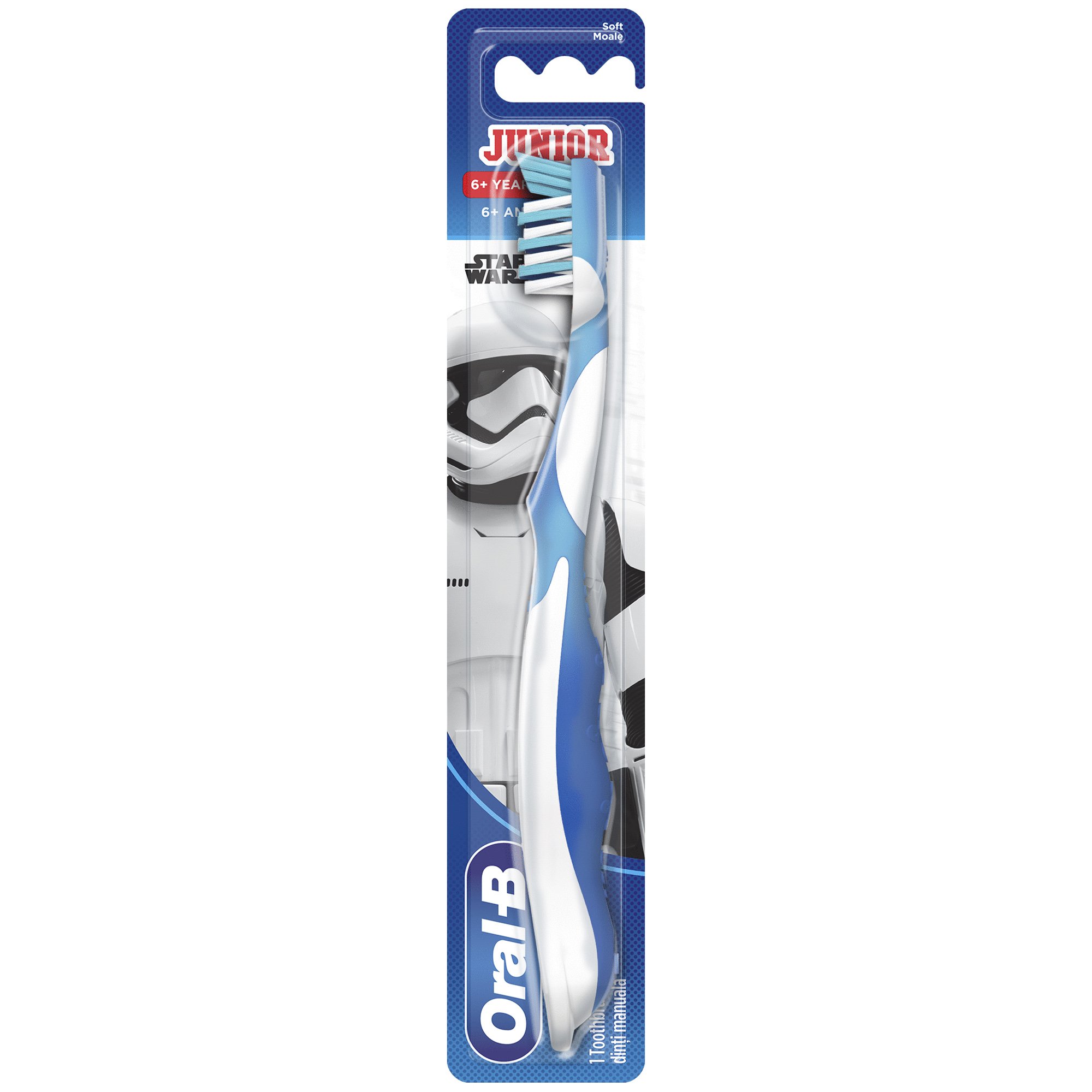 Oral-B Junior Star Wars Soft Μαλακή Παιδική Οδοντόβουρτσα 6+ Years 1 Τεμάχιο – Μπλε
