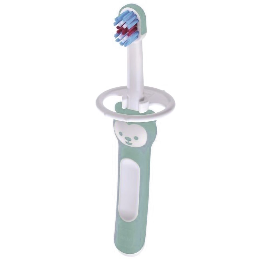 Mam Mam Baby's Brush Βρεφική Οδοντόβουρτσα με Μαλακές Τρίχες 6m+, 1 Τεμάχιο, Κωδ 606 - Τιρκουάζ