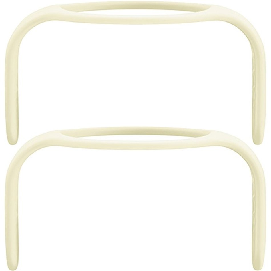 Mam Mam Hold my Bottle Χερουλάκια για Μπιμπερό με Αντιολισθητικές Λαβές 0m+, 2 Τεμάχια Κωδ 390 - Άσπρο