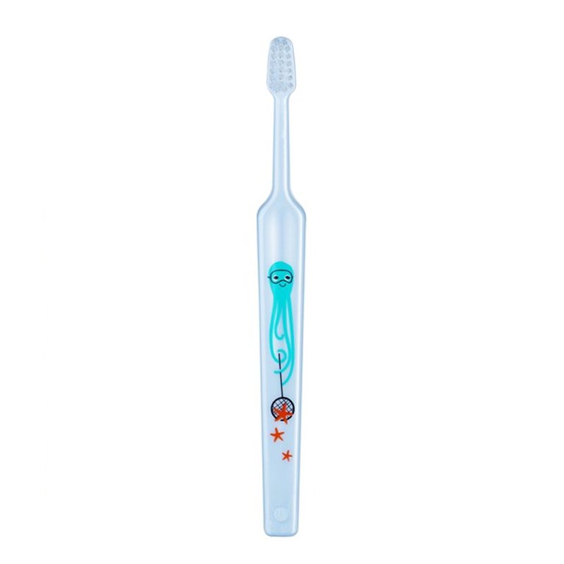 TePe Mini Extra Soft Παιδική Οδοντόβουρτσα για τα Πρώτα Δοντάκια από 0 Έως 3 Ετών 1 Τεμάχιο – Σιέλ