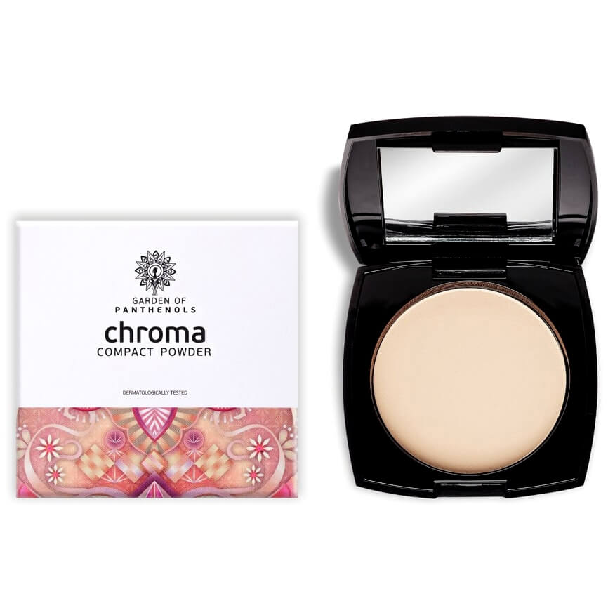 Garden of Panthenols Chroma Compact Powder Απαλή Πούδρα Κάλυψης για Ματ Αποτέλεσμα 12gr – Butter Cream