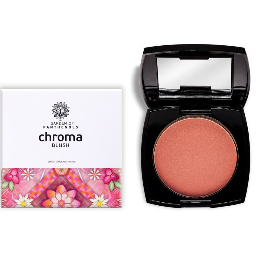 Garden of Panthenols Chroma Blush Απαλό Ρουζ με Μεταξένια Υφή, Μεγάλης Διάρκειας 12gr – Selene