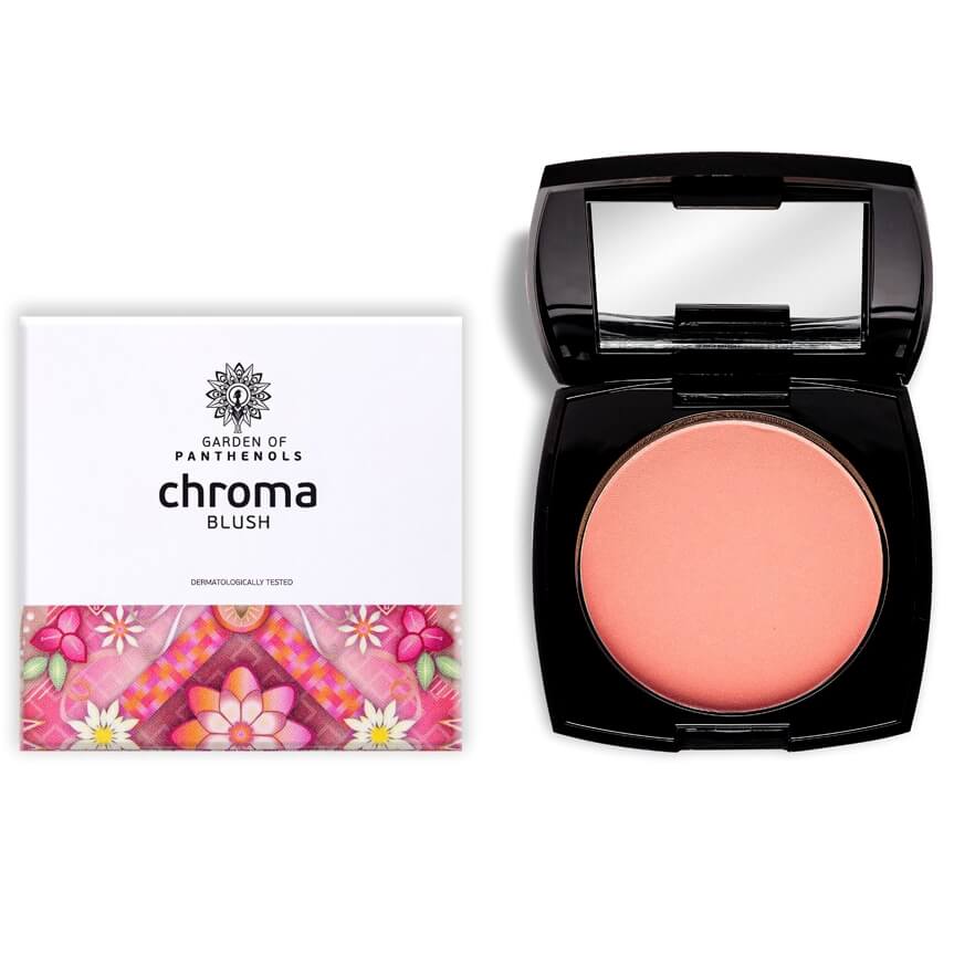 Garden of Panthenols Chroma Blush Απαλό Ρουζ με Μεταξένια Υφή, Μεγάλης Διάρκειας 12gr – Cayenne