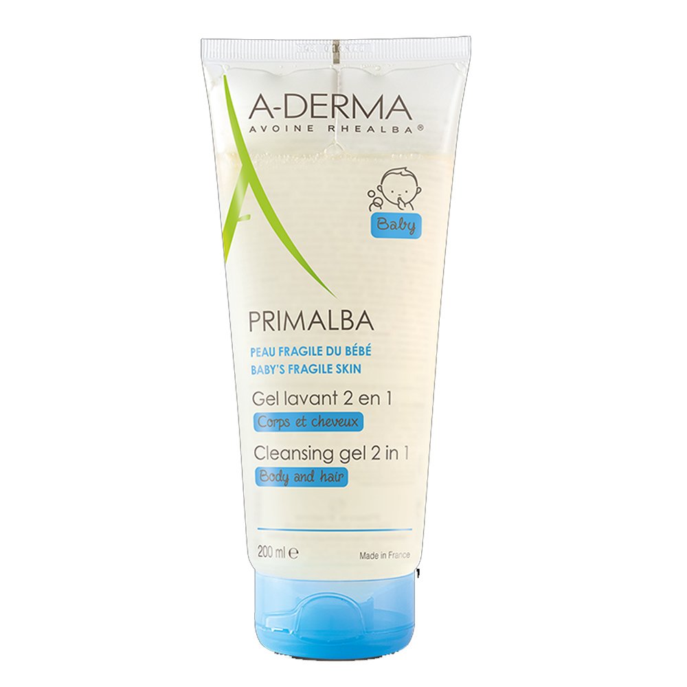 A-Derma Primalba Gel Lavant Douceur Απαλό Βρεφικό Gel Καθαρισμού – 200ml