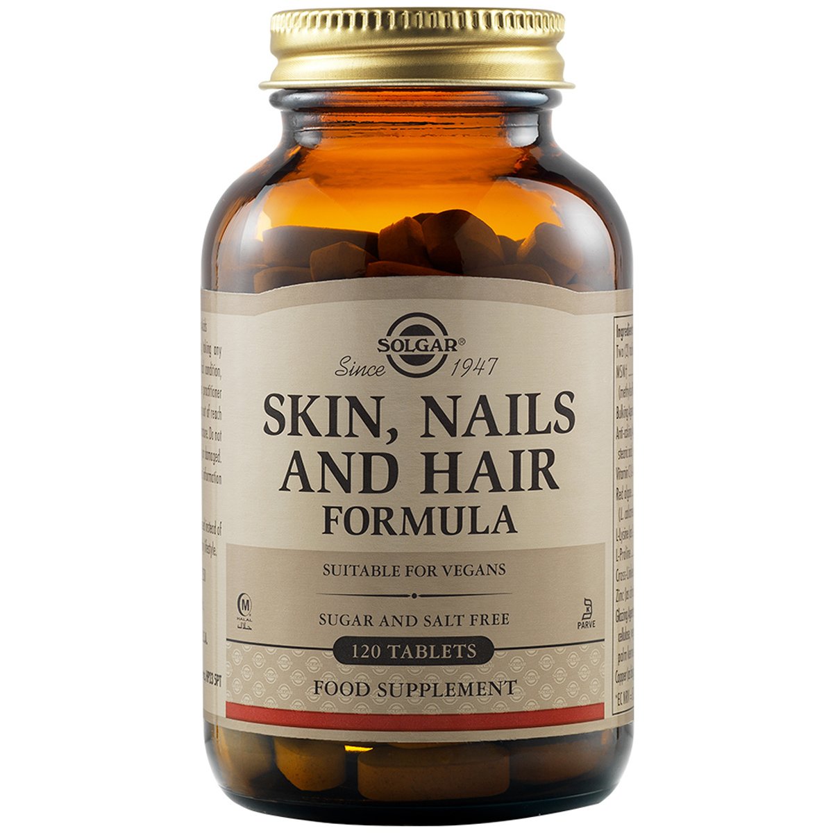 Solgar Skin Nails & Hair Formula Συμπλήρωμα Διατροφής για την Υγεία των Μαλλιών, Νυχιών & του Δέρματος – 120 Tabs