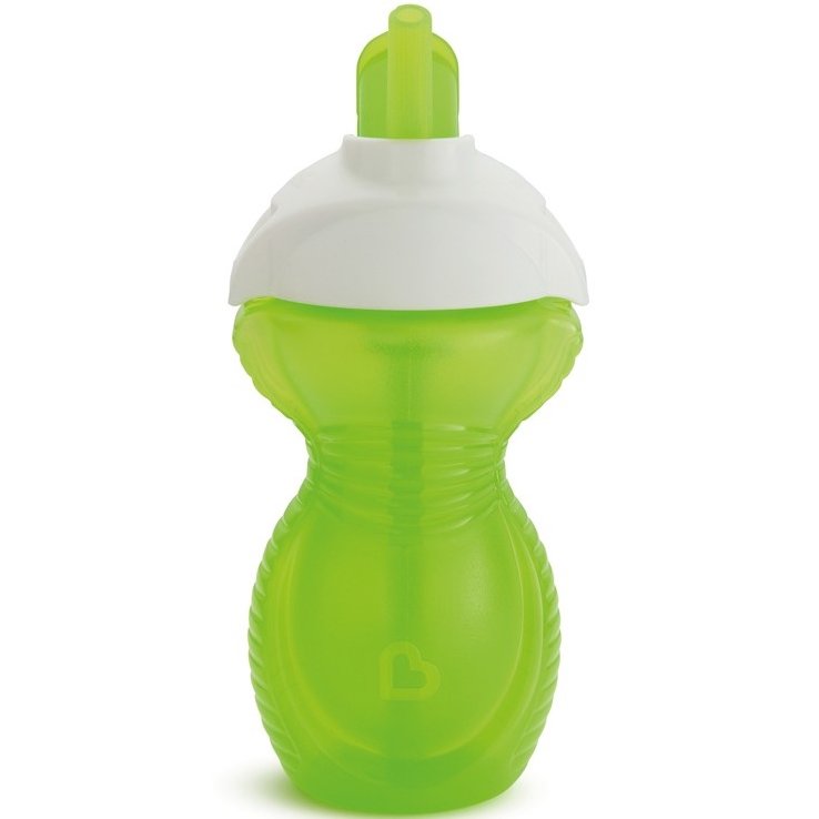Munchkin Click Lock Κύπελο Με Καλαμάκι 296ml – πράσινο