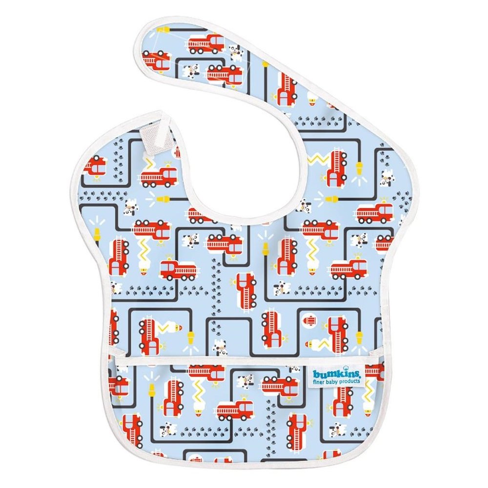 Bumkins Waterproof SuperBib Αδιάβροχη Σαλιάρα 6-24m 1 Τεμάχιο - Πυροσβεστικές