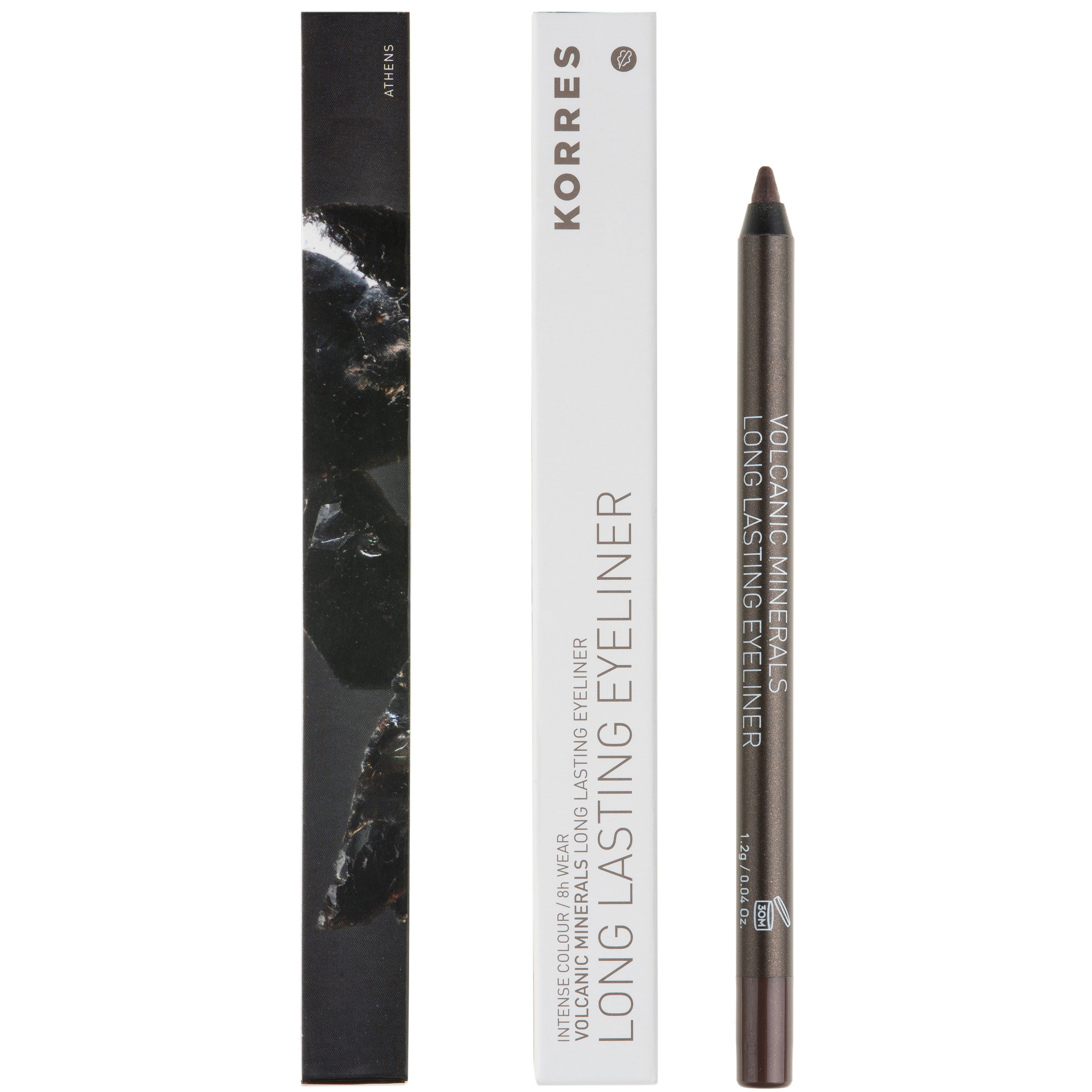 Korres Volcanic Minerals Long Lasting Eyeliner Μολύβι Για Το Περίγραμμα Των Ματιών Με Μεγάλη Διάρκεια 1.2g – 02 ΚΑΦΕ