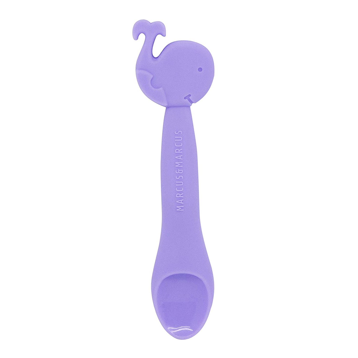 Marcus & Marcus Feeding Spoon Κουτάλι Εκμάθησης για Βρέφη, Σιλικόνης FDA – μωβ