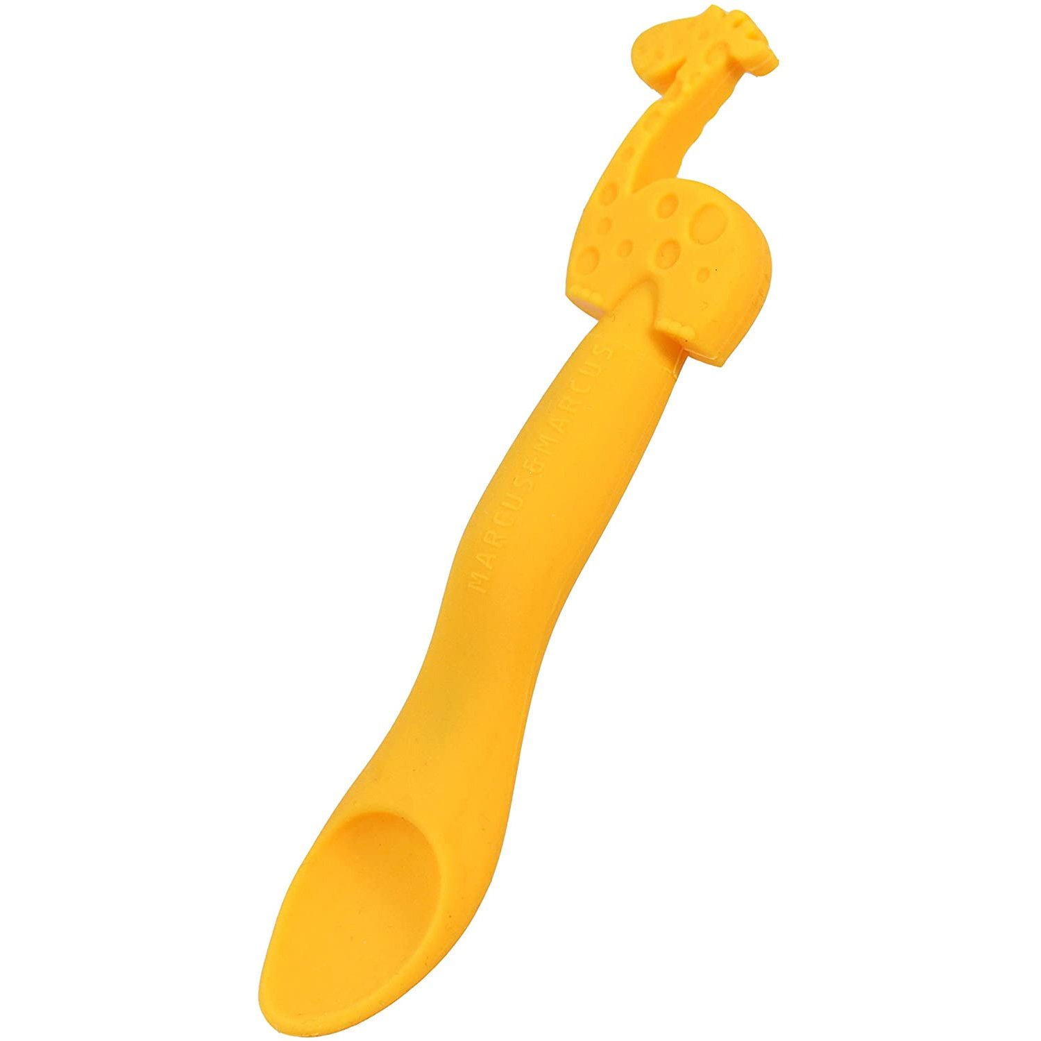 Marcus & Marcus Feeding Spoon Κουτάλι Εκμάθησης για Βρέφη, Σιλικόνης FDA – πορτοκαλί