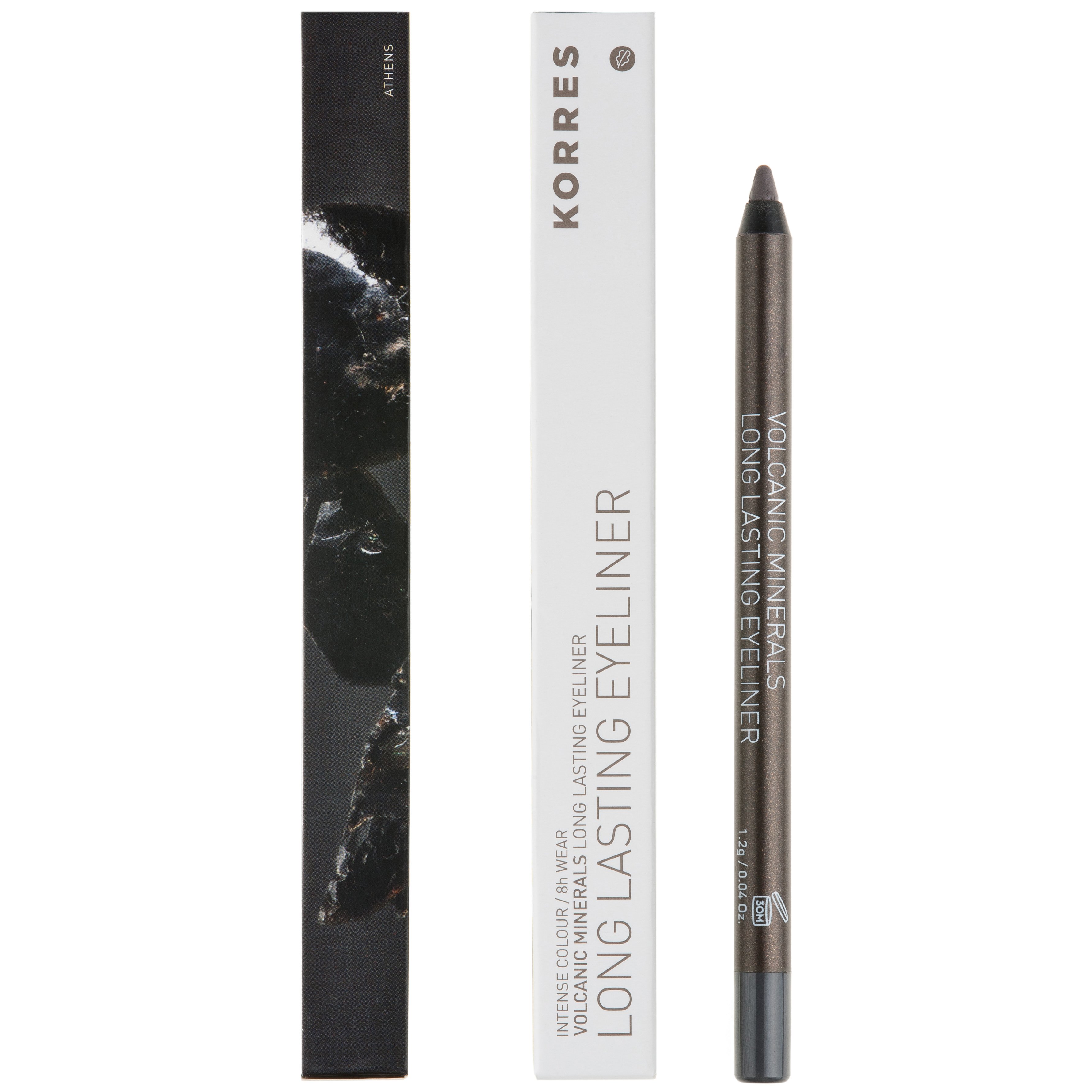 Korres Volcanic Minerals Long Lasting Eyeliner Μολύβι Για Το Περίγραμμα Των Ματιών Με Μεγάλη Διάρκεια 1.2g – 06 ΓΚΡΙ