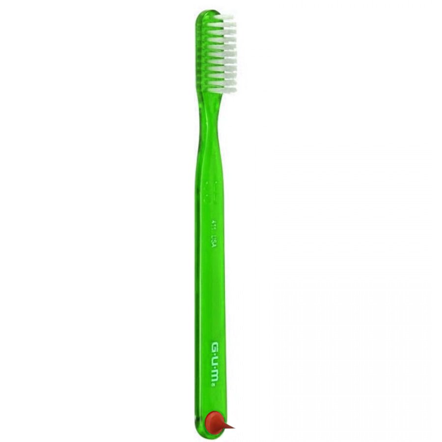 Gum Classic Regular Soft Οδοντόβουρτσα με Θήκη Προστασίας 411 – πράσινο