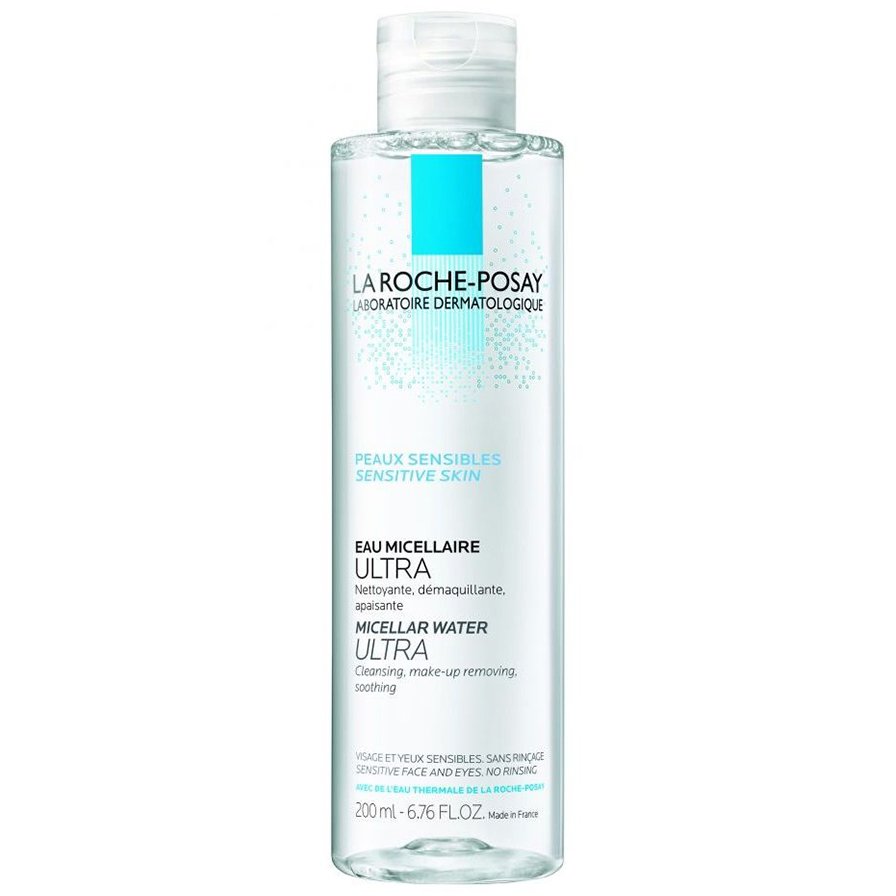 La Roche-Posay Micellar Water Ultra Sensitive Skin Απαλό Νερό Καθαρισμού & Ντεμακιγιάζ για Ευαίσθητες Επιδερμίδες, Πρόσωπο-Μάτια – 200ml
