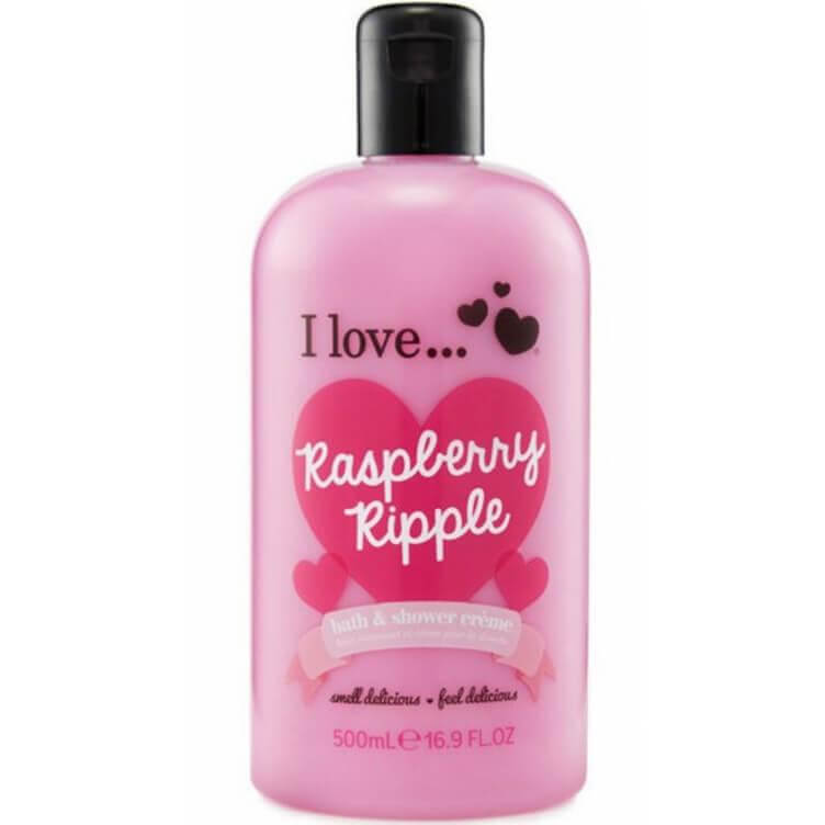 I love… Bath & Shower Creme Ενυδατικό Αφρόλουτρο 500ml – Raspberry Ripple