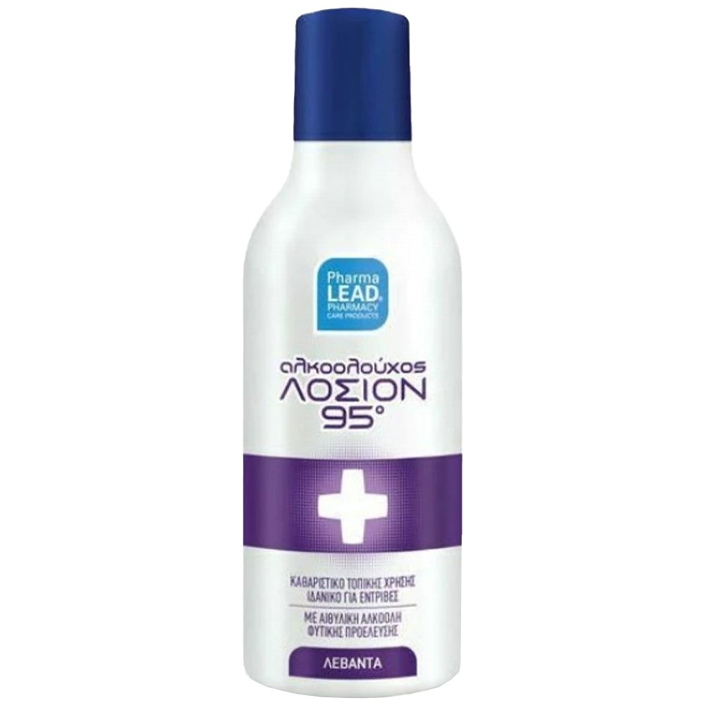 Pharmalead Alcohol Lotion Αλκοολούχος Λοσιόν 95ο Ιδανική για Εντριβές 330ml – Λεβάντα