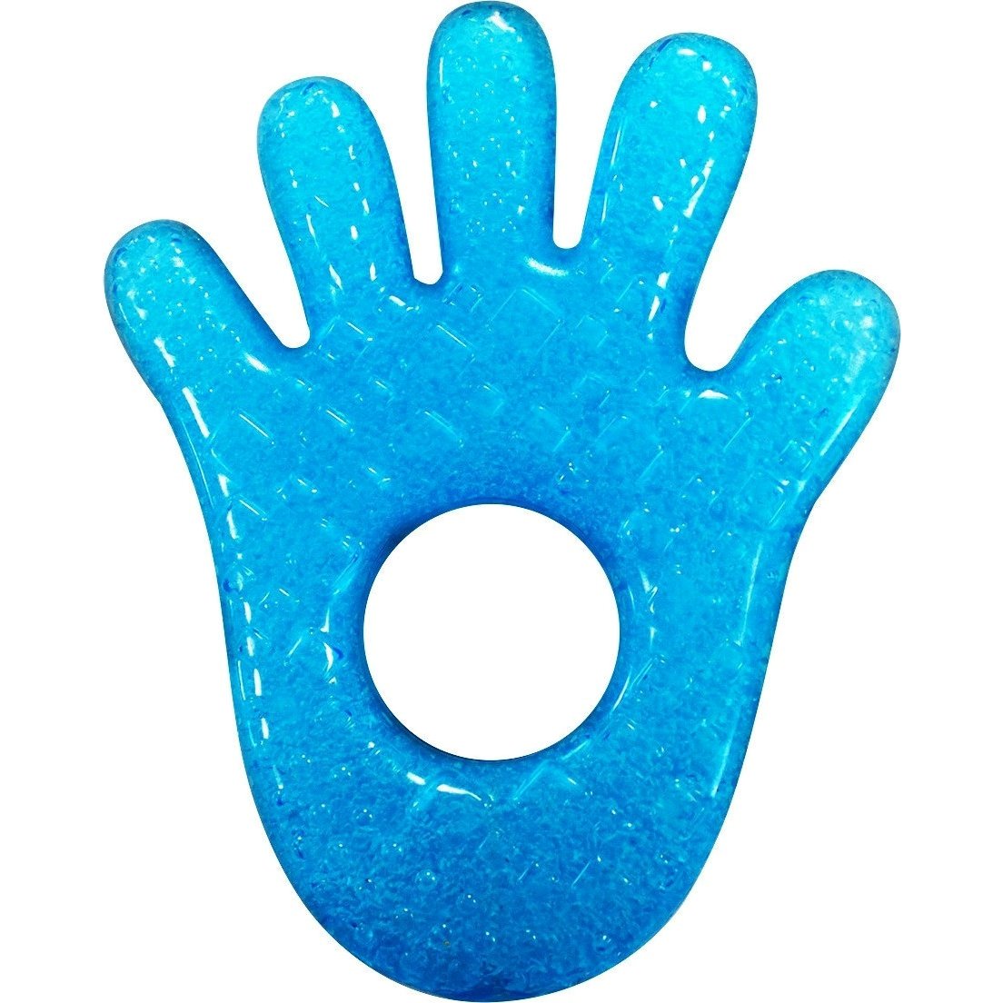 Munchkin Munchkin Fun Ice Chewy Teether Παιχνίδι Μάσησης για Ανακούφιση του Πόνου Οδοντοφυΐας 1 Τεμάχιο - Χέρι Μπλε