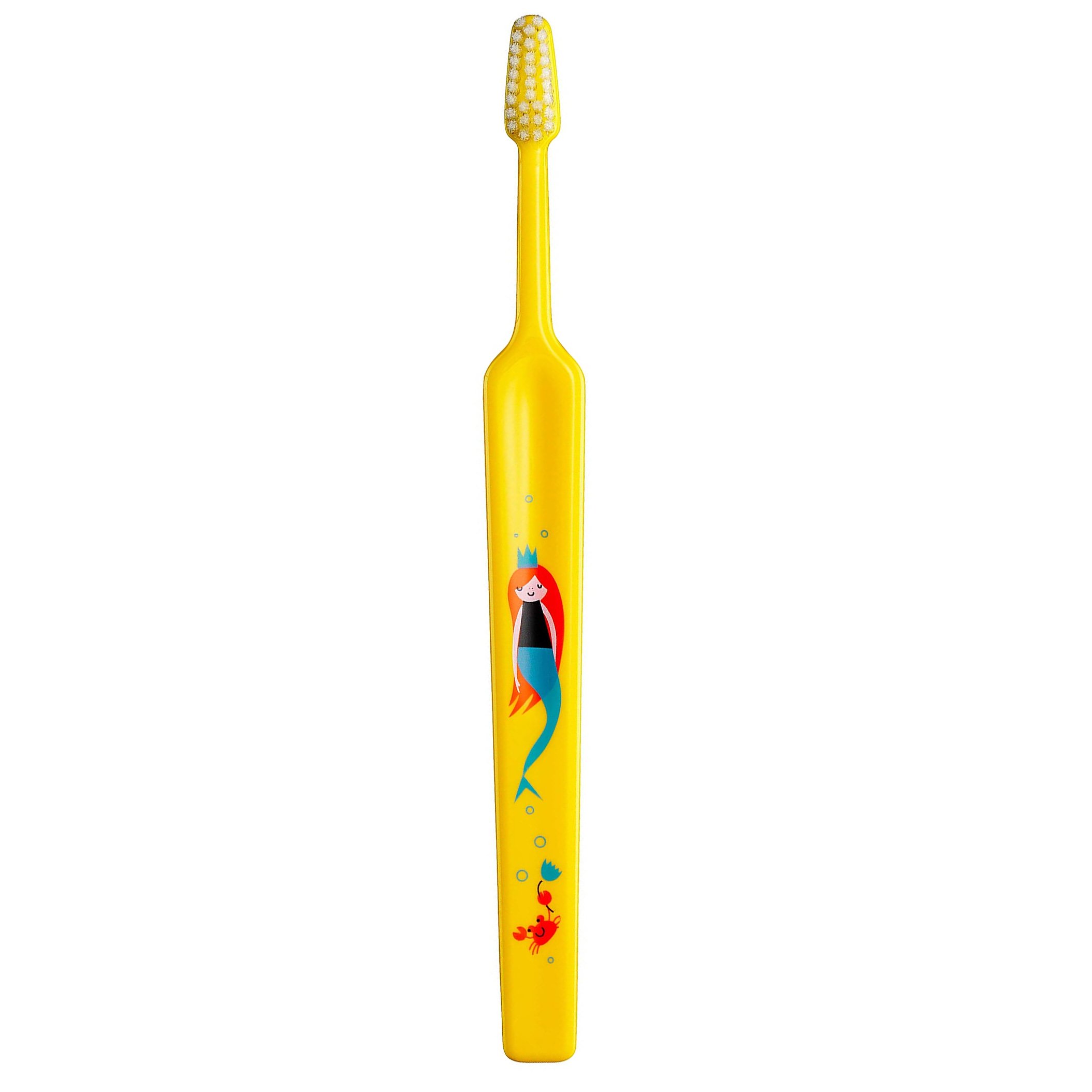 TePe Kids Soft Zoo 3+, Παιδική Οδοντόβουρτσα Μαλακή με Διάφορες Παραστάσεις από 3 Ετών 1 Τεμάχιο – Κίτρινο