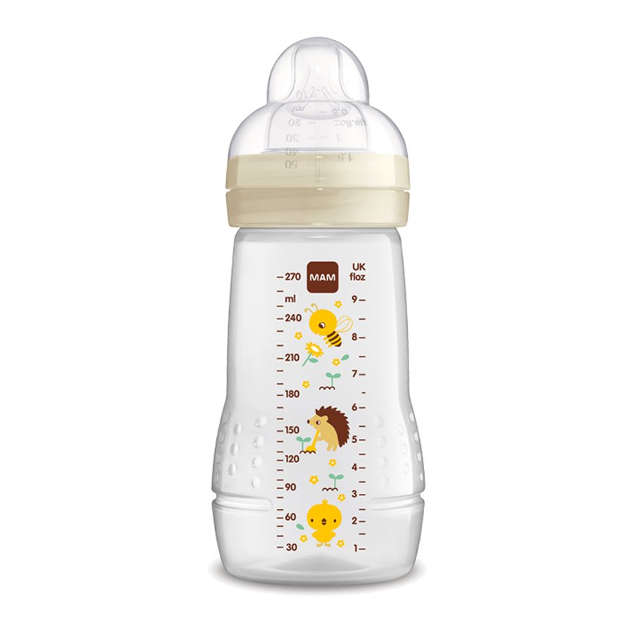 Mam Easy Active™ Baby Bottle 2+ Μηνών Κωδ 360S Μπιμπερό Πολυπροπυλενίου με Θηλή Σιλικόνης 270ml – Άσπρο 2