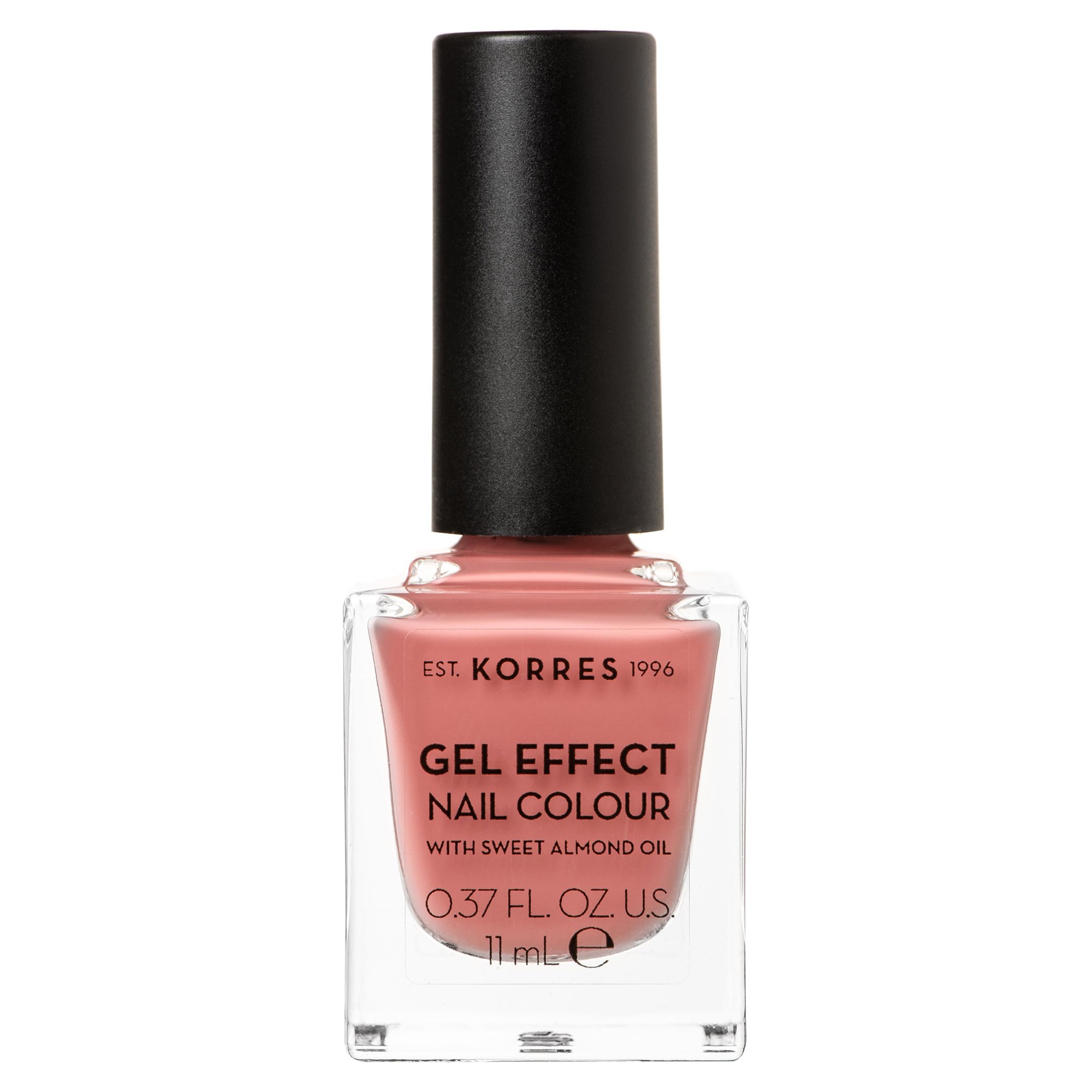 Korres Gel Effect Nail Colour Βερνίκι Νυχιών Απόλυτης Λάμψης & Διάρκειας, με Αμυγδαλέλαιο 11ml – Misty Rose No 36