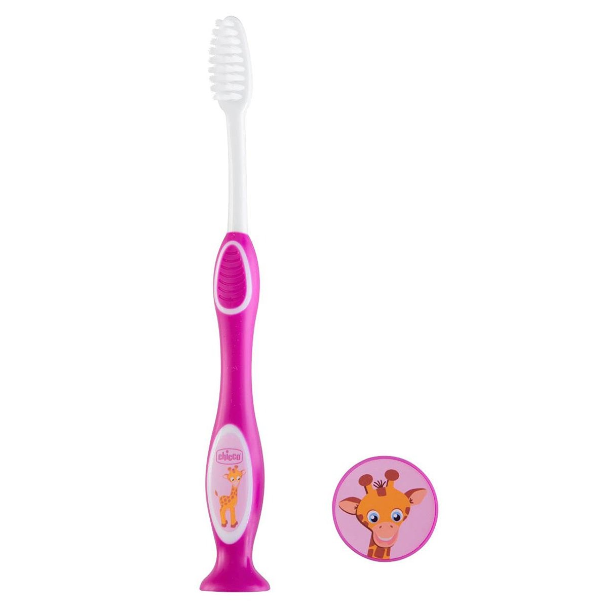 Chicco Milk Teeth Toothbrush 3-6 Years Παιδική Οδοντόβουρτσα Ιδανική για τα Πρώτα Δόντια 1 Τεμάχιο – Μωβ