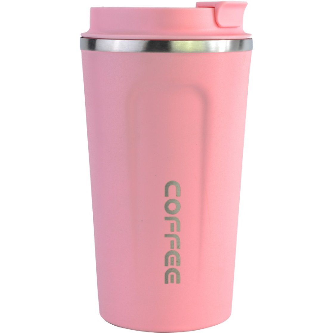 Insulated Vacuum Coffee Cup Ποτήρι Θερμός Από Ανοξείδωτο Ατσάλι 500ml – ροζ