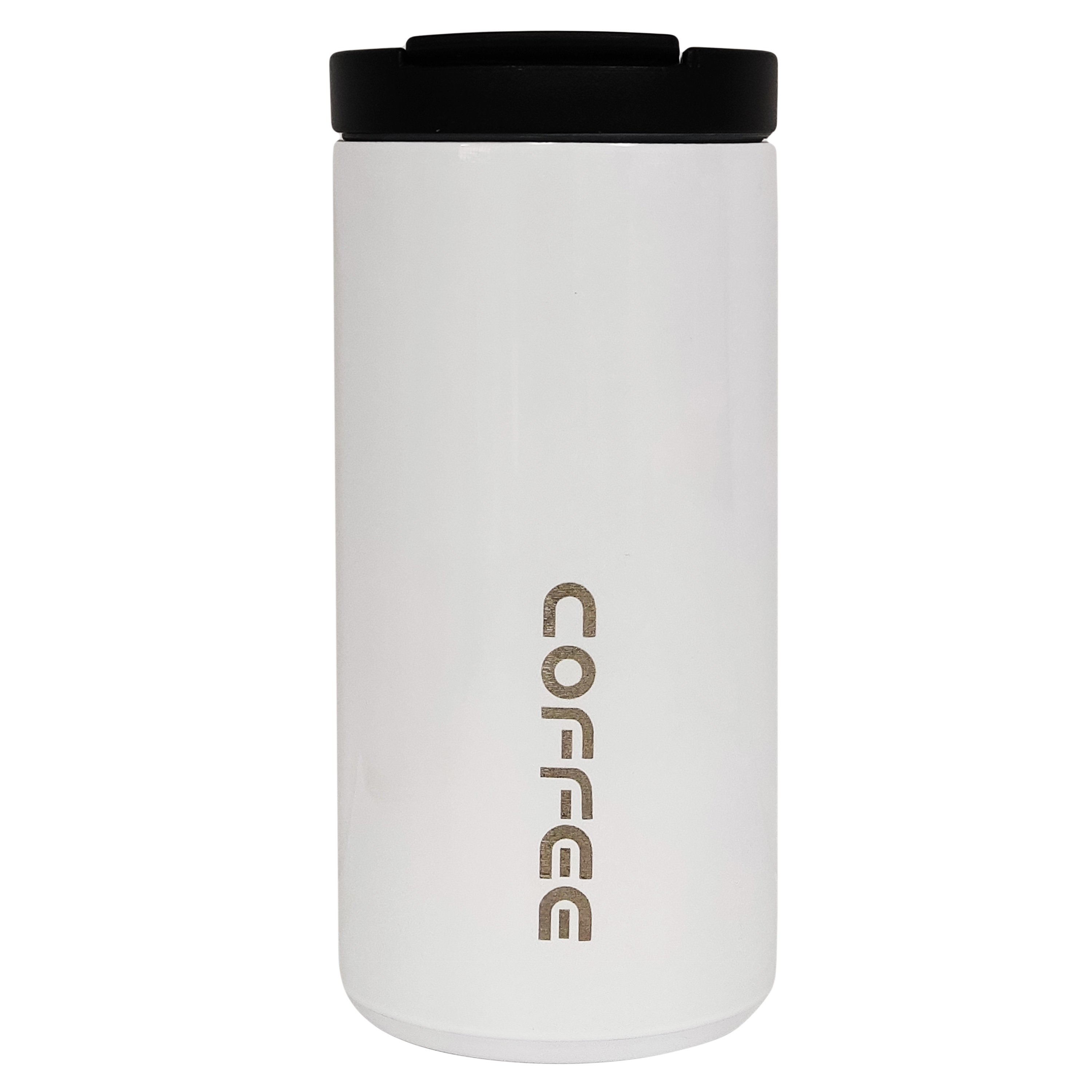 Fashion Insulated Vacuum Coffee Cup Ανοξείδωτη Κούπα Θερμός για Ροφήματα 400ml – άσπρο