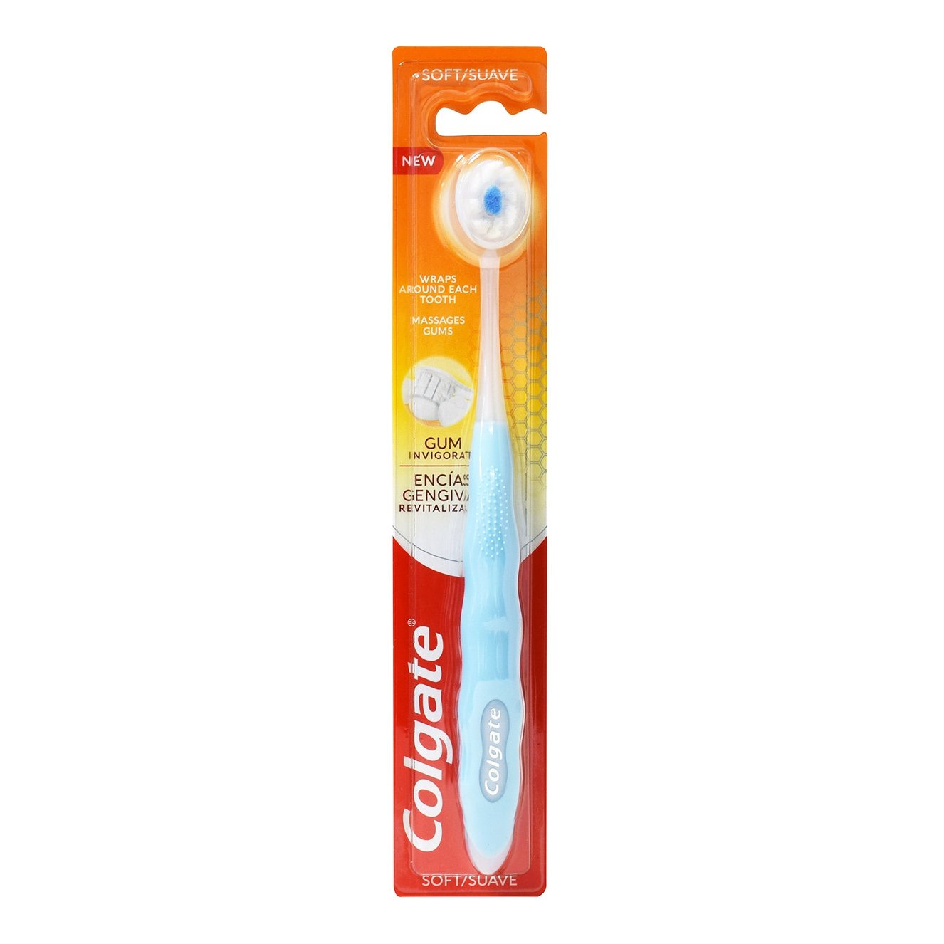 Colgate Gum Invigorate Οδοντόβουρτσα για Βαθύ Καθαρισμό Soft, 1 Τεμάχιο – γαλάζιο