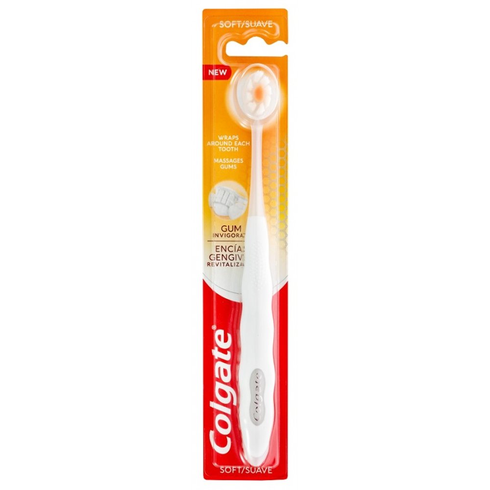 Colgate Gum Invigorate Οδοντόβουρτσα για Βαθύ Καθαρισμό Soft, 1 Τεμάχιο – άσπρο