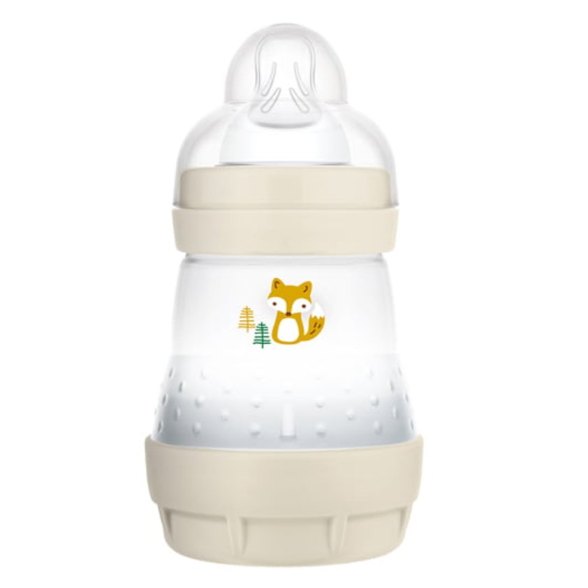 Mam Easy Start™ Anti-Colic 0+ Μηνών, Κωδ 350S Μπιμπερό Πολυπροπυλενίου με Θηλή Σιλικόνης & Σύστημα Κατά των Κολικών 160ml – άσπρο