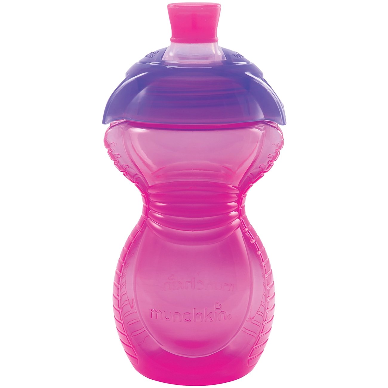Munchkin Click Lock Chew Proof Sippy Παιδικό Κύπελλο με “Click-lock” Σχεδιασμό & Καπάκι Σιλικόνης 1 Τεμάχιο – Ροζ – Μωβ