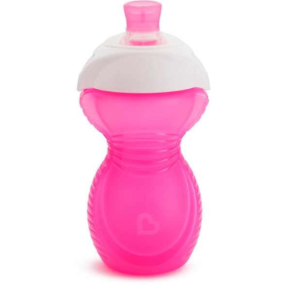 Munchkin Click Lock Chew Proof Sippy Παιδικό Κύπελλο με “Click-lock” Σχεδιασμό & Καπάκι Σιλικόνης 1 Τεμάχιο – ροζ