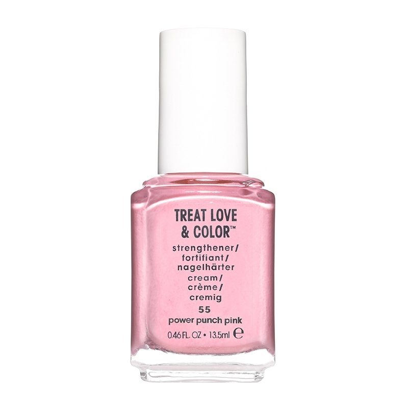 Essie Treat Love & Color Strengthener Θεραπεία Νυχιών με Χρώμα για Ενδυνάμωση & Όμορφο Αποτέλεσμα 13.5ml – 55 Power Punch Pink